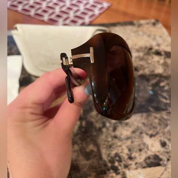 Tom Ford Tatiana TF63 Havana Sunglasses - Picture 3 of 16